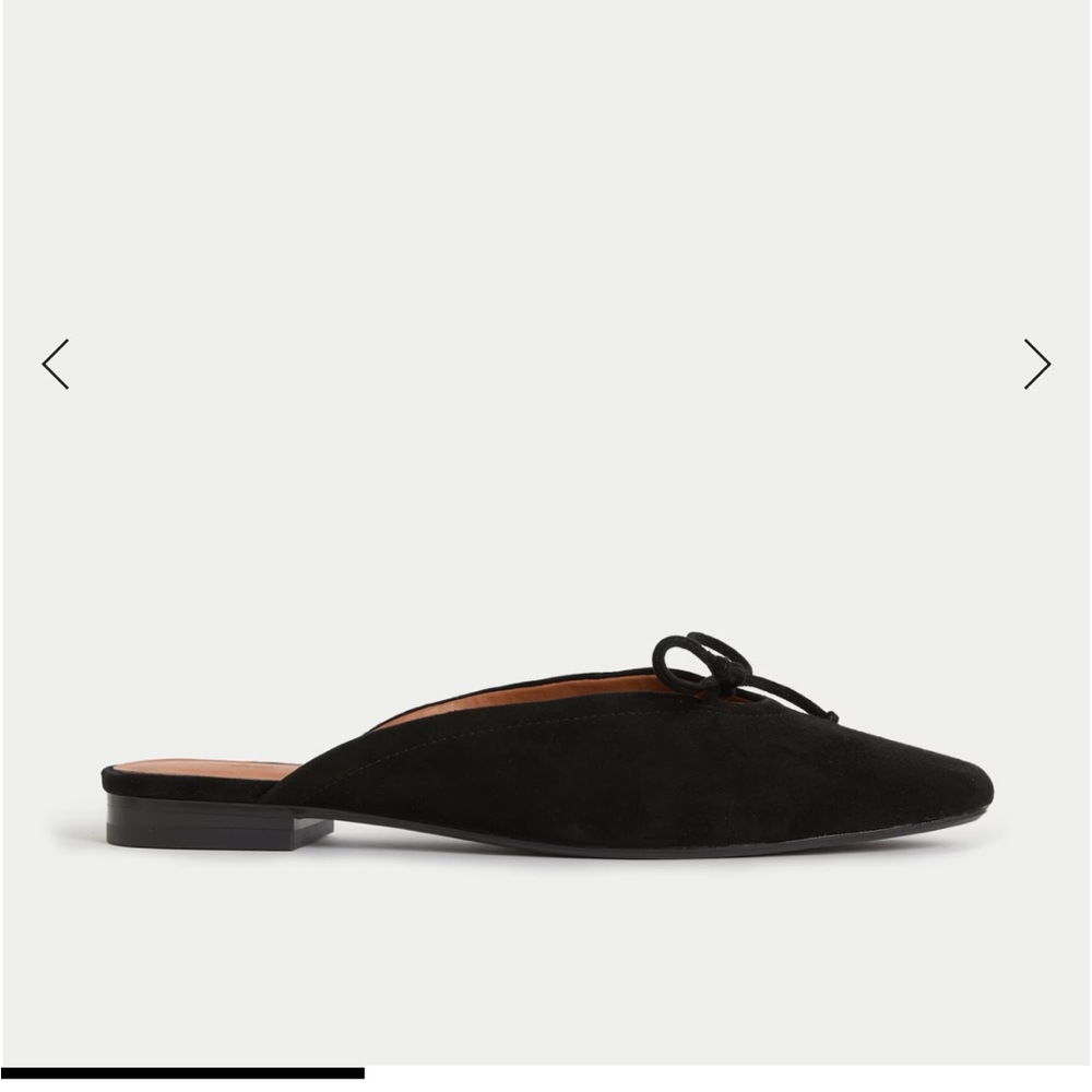 Suede Slip On Flat Ballet Pumps